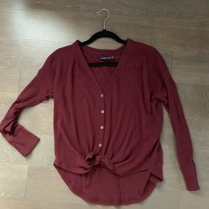 Abercrombie button up top